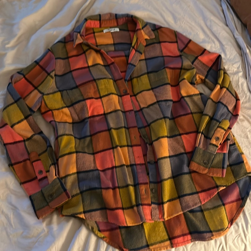 Madewell flannel worn once
